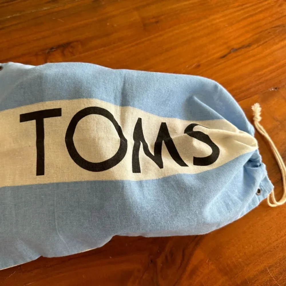 TOMS WOMEN'S CLARISSA WEDGES WHITE  TEXTILE NEW SZ 10 w/dust bag NWOT